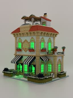 Fulv's Pizza Restaurant (Santa's Pizza) 3d model