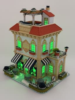 Fulv's Pizza Restaurant (Santa's Pizza) 3d model