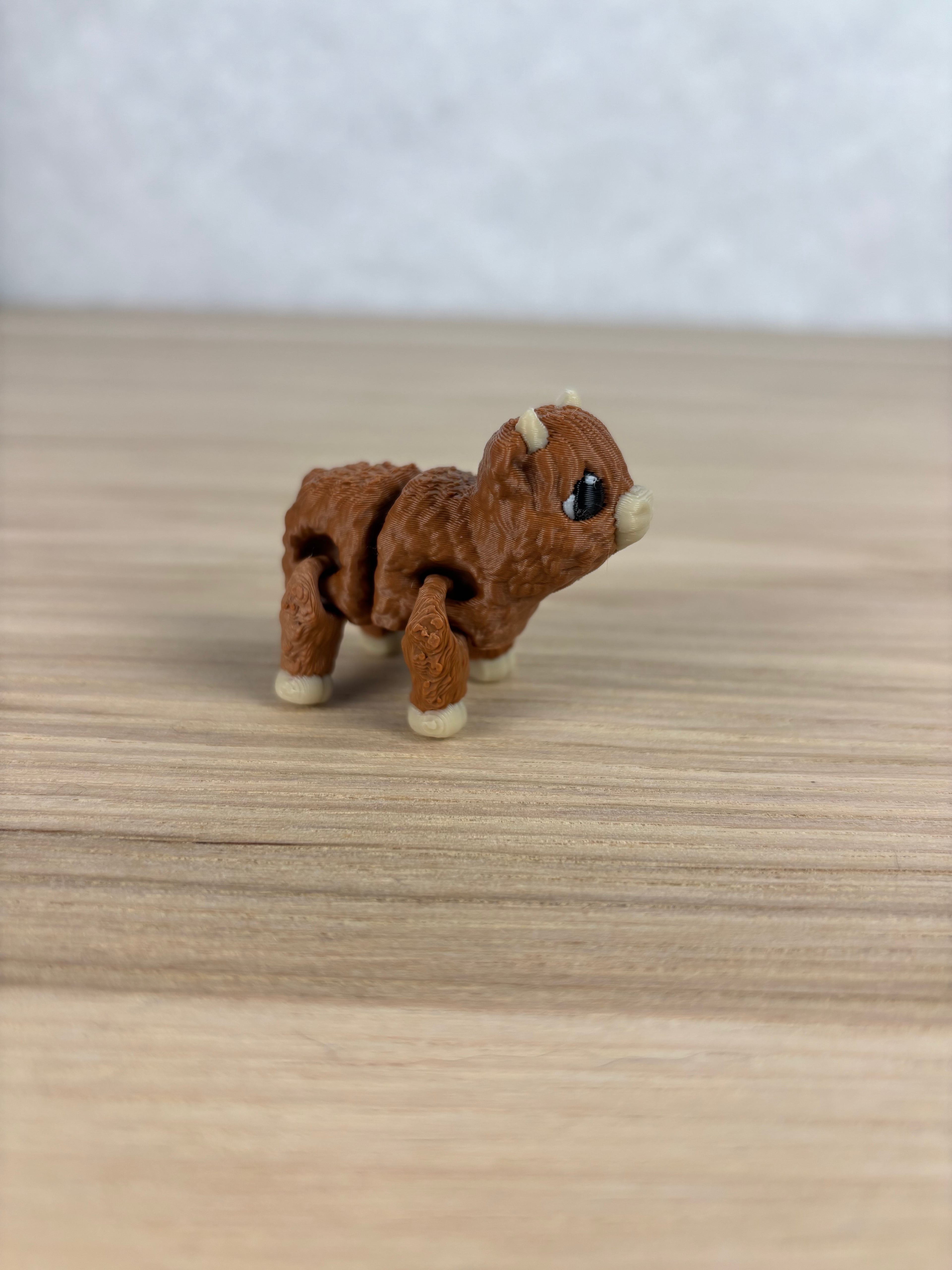 Highland Cow Fidget 3d model