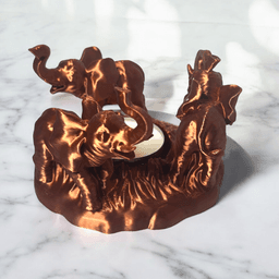 Elephant candle holder 3d model
