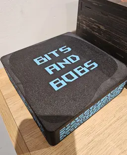 Lovely box - came out beautifully. Have ordered these for it: https://www.amazon.co.uk/gp/product/B07GFK5XFC/ 3d model