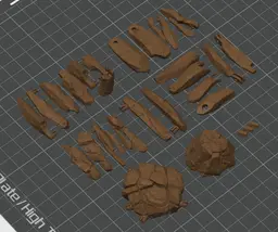 Project Hail Mary-Rocky for Perfect FDM Printing 3d model