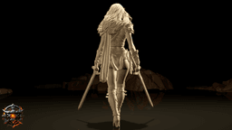 Talia Emberfall of The Obsidian Circle 3d model