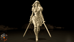Talia Emberfall of The Obsidian Circle 3d model