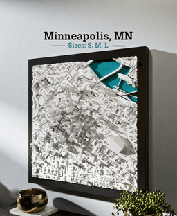 Minneapolis, MN - L & XL 3d model
