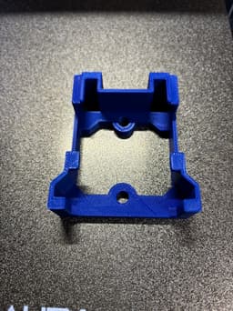 Milwaukee M18 Battery holder Skeletal 3d model