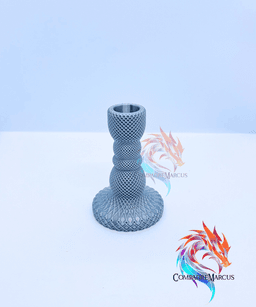 Modern led candle holder 2 set of 2 / no supports / 3mf included 3d model