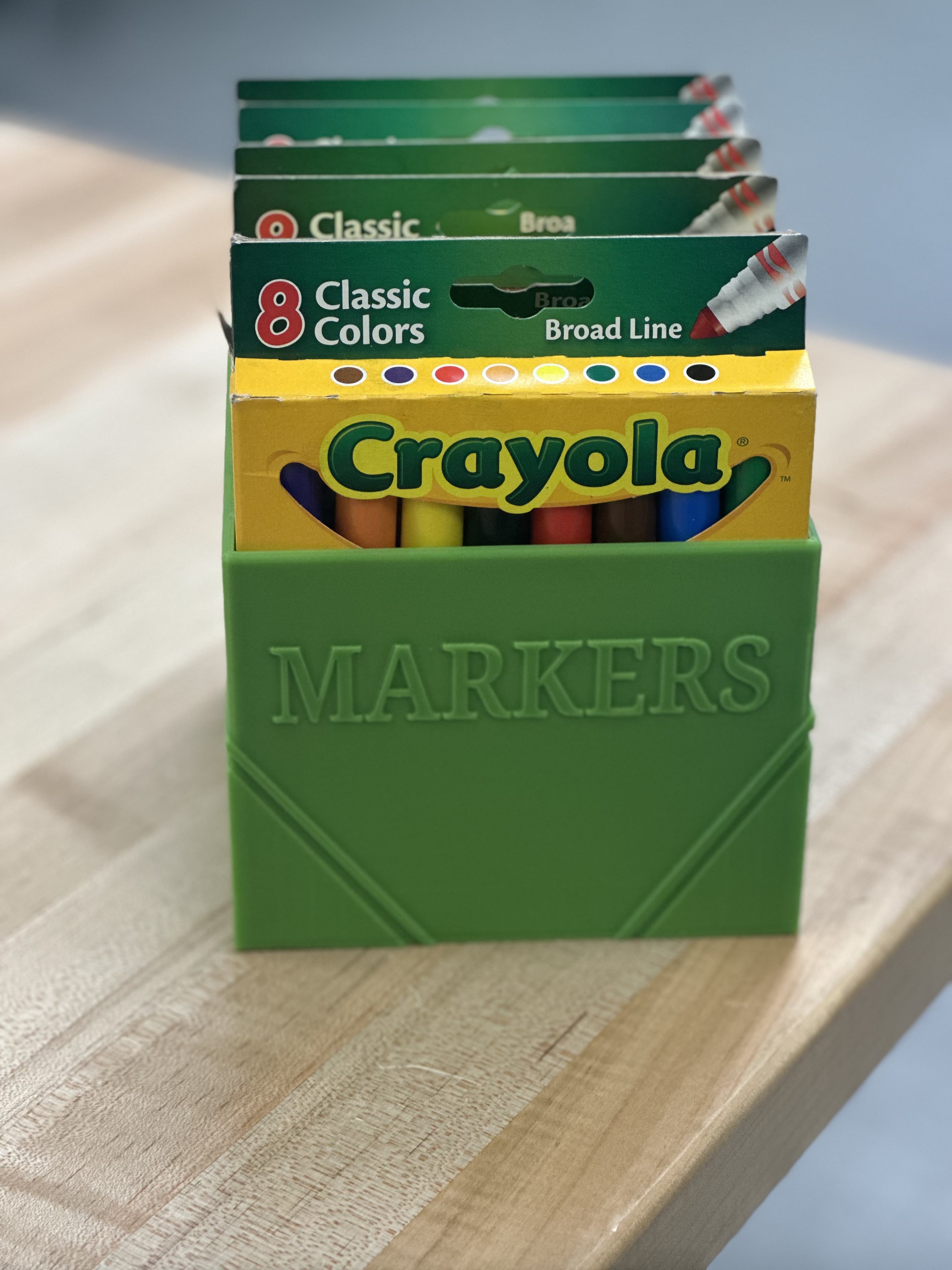 Crayola Markers Holder 3d model