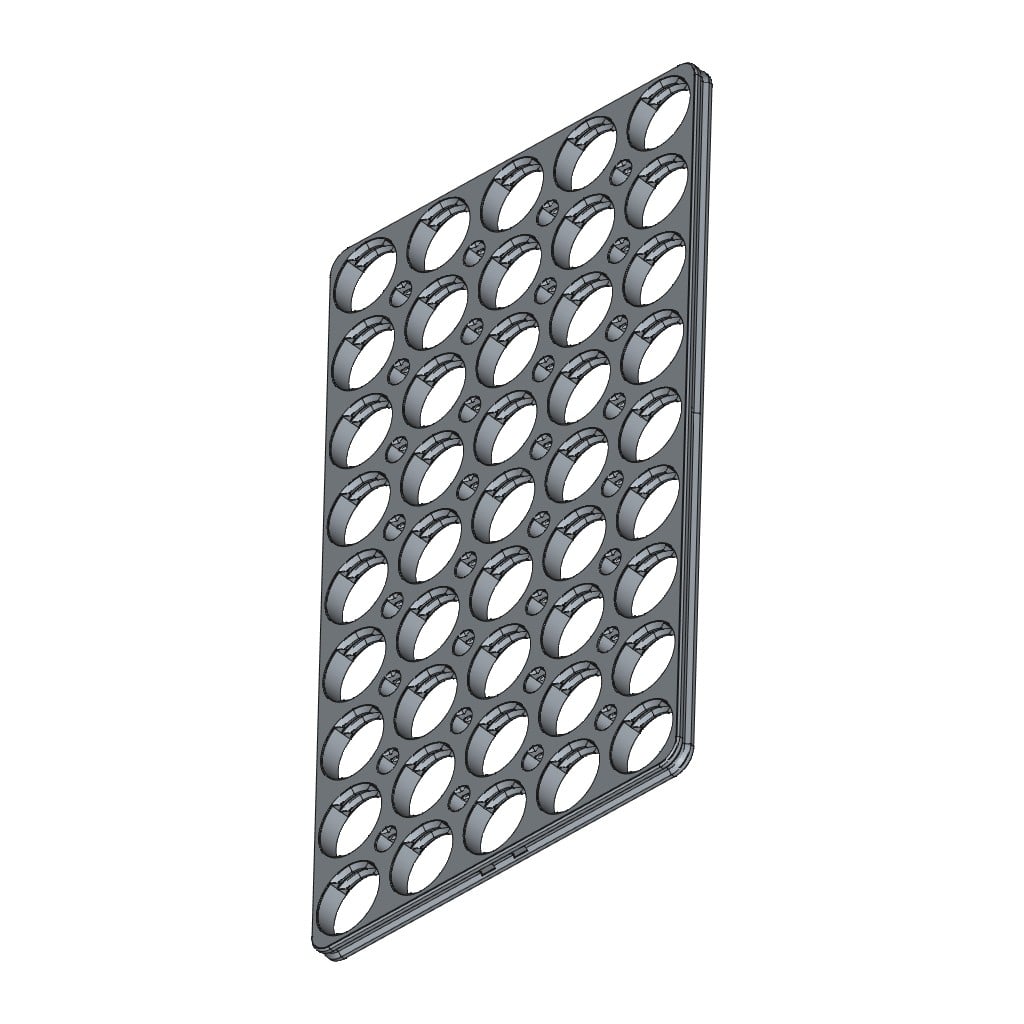 D-LOCK_PANEL.5X9-BLANK 3d model