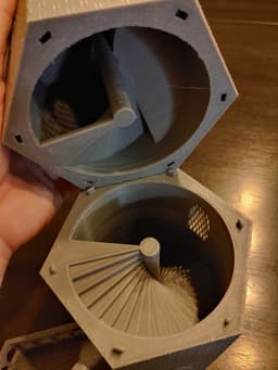 Dice Tower with dice storage! 3d model