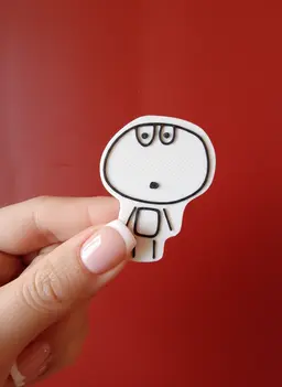 Mood Swings Magnet Set - 4 Piece Collection (Support-Free) 3d model