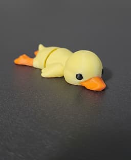 Flexi Duck and fridge magnet 3d model