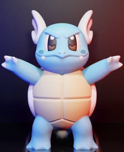 Wartortle By Colors 3d model