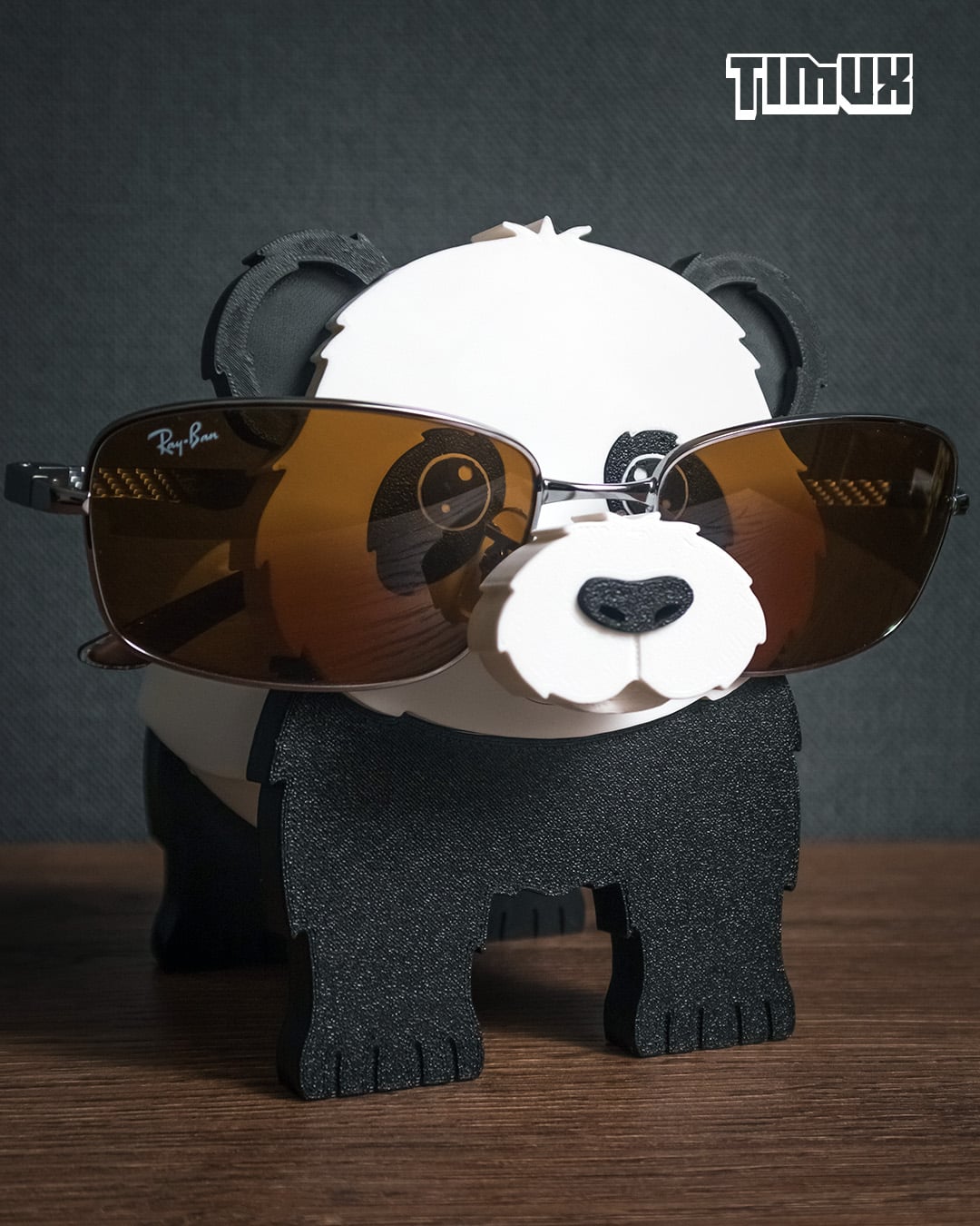 PANDA BEAR GLASSES HOLDER 3d model