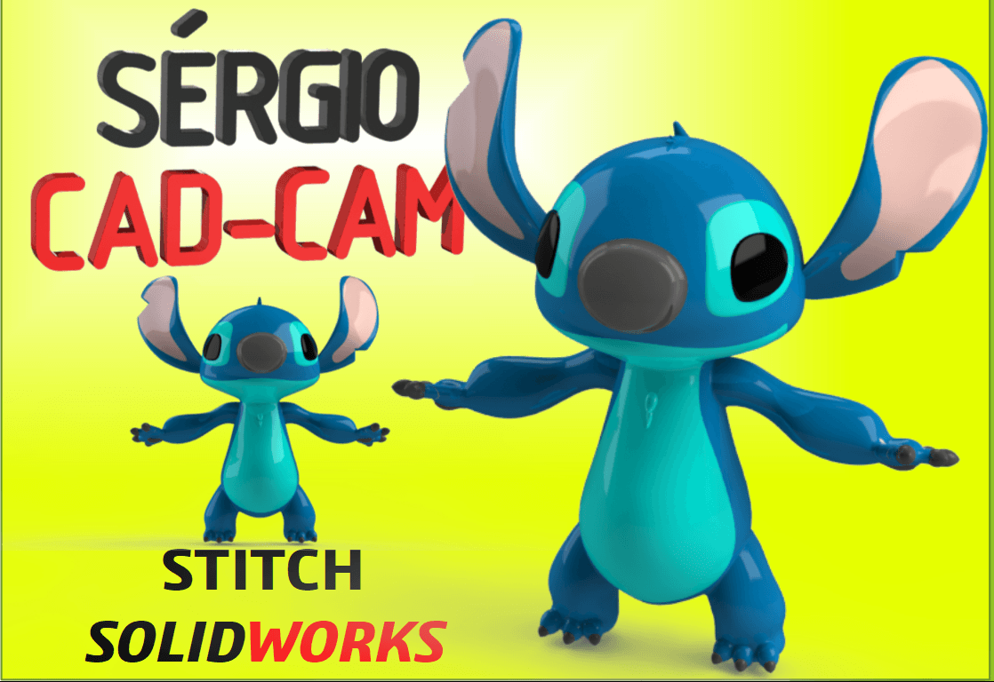 Stitch Sérgio CAD CAM 3d model