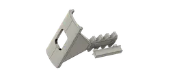 Phone holder with gears - Without supports 3d model