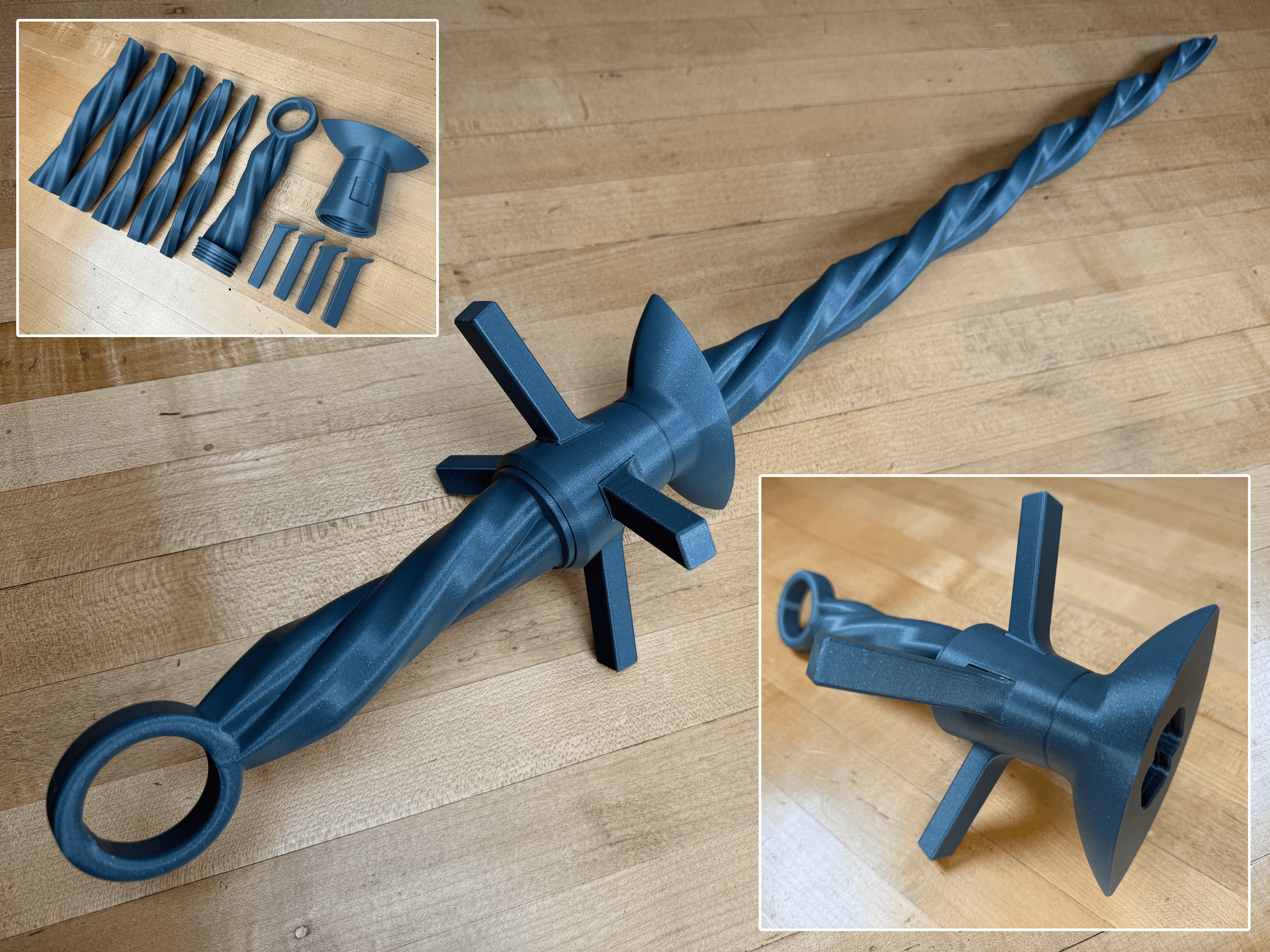 Coiled Sword 3d model