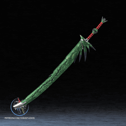 MH Huntsman Sword 3D Printer STL File 3d model