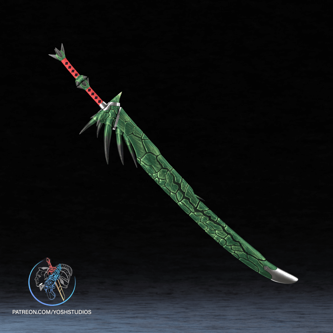 MH Huntsman Sword 3D Printer STL File 3d model