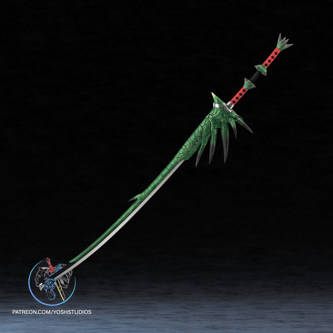MH Huntsman Sword 3D Printer STL File 3d model