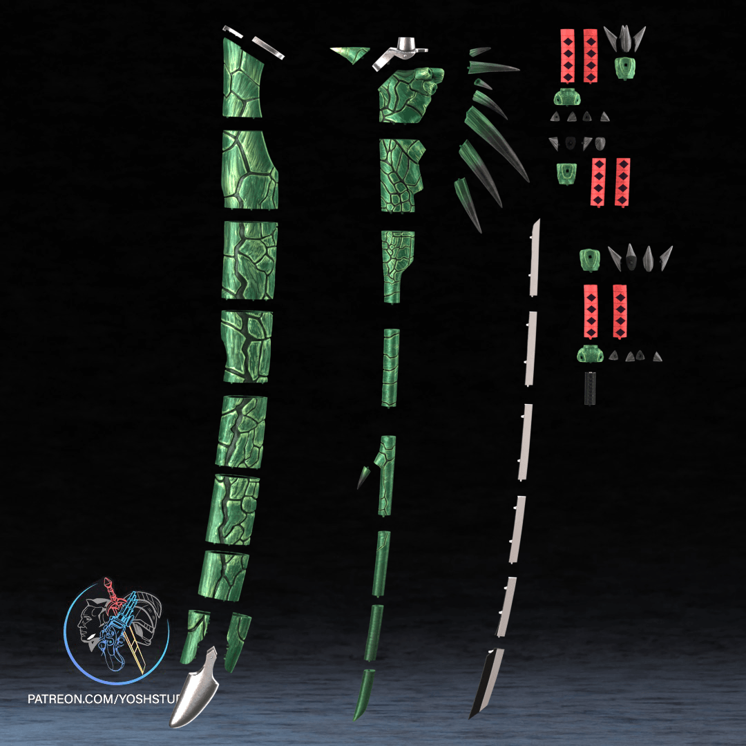 MH Huntsman Sword 3D Printer STL File 3d model