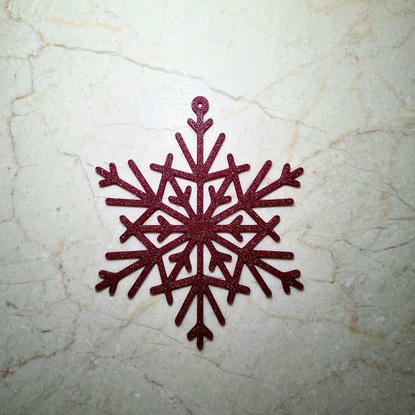 snowflake 3d model