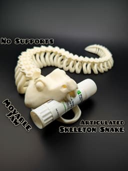 Articulated Skeleton Snake 3d model