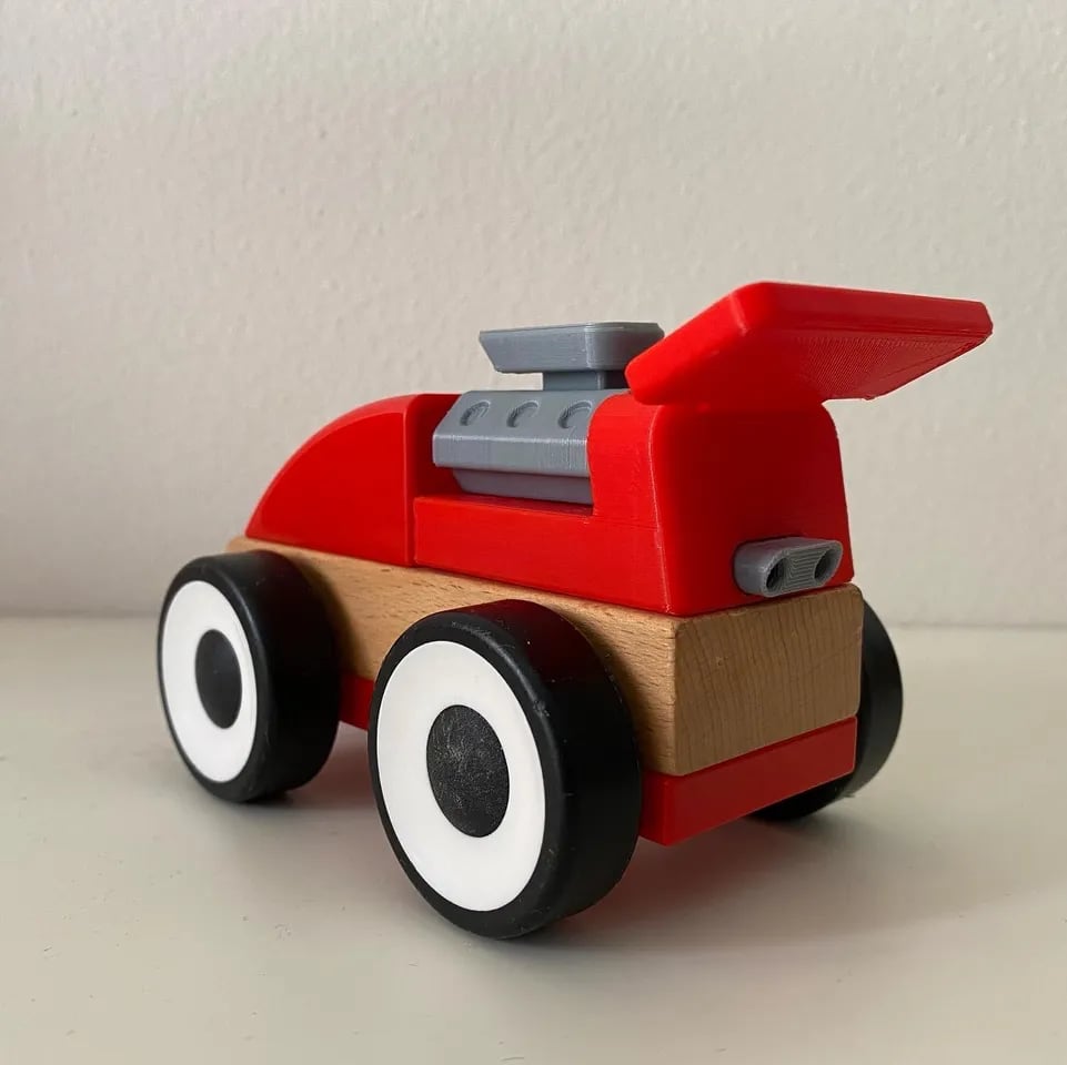 Lillabo ikea car hack 3d model