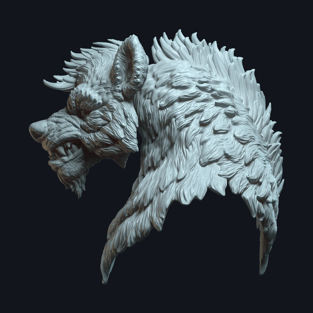 Talon v1 Action Figure Head 3d model