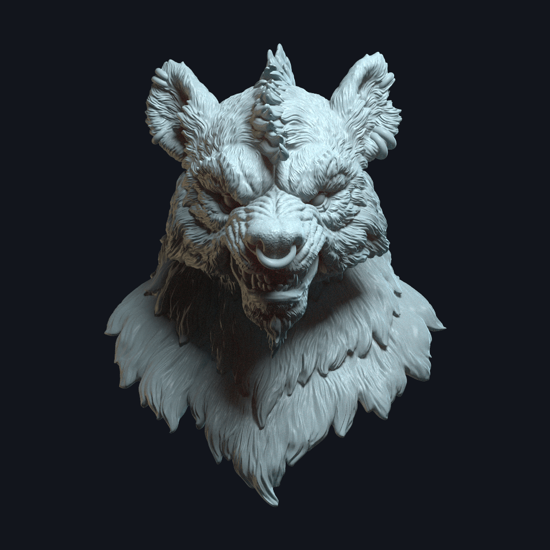 Talon v1 Action Figure Head 3d model
