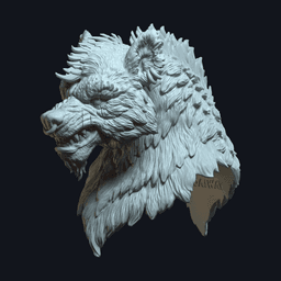 Talon v1 Action Figure Head 3d model