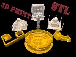New 7 Wonders of the world 3d model