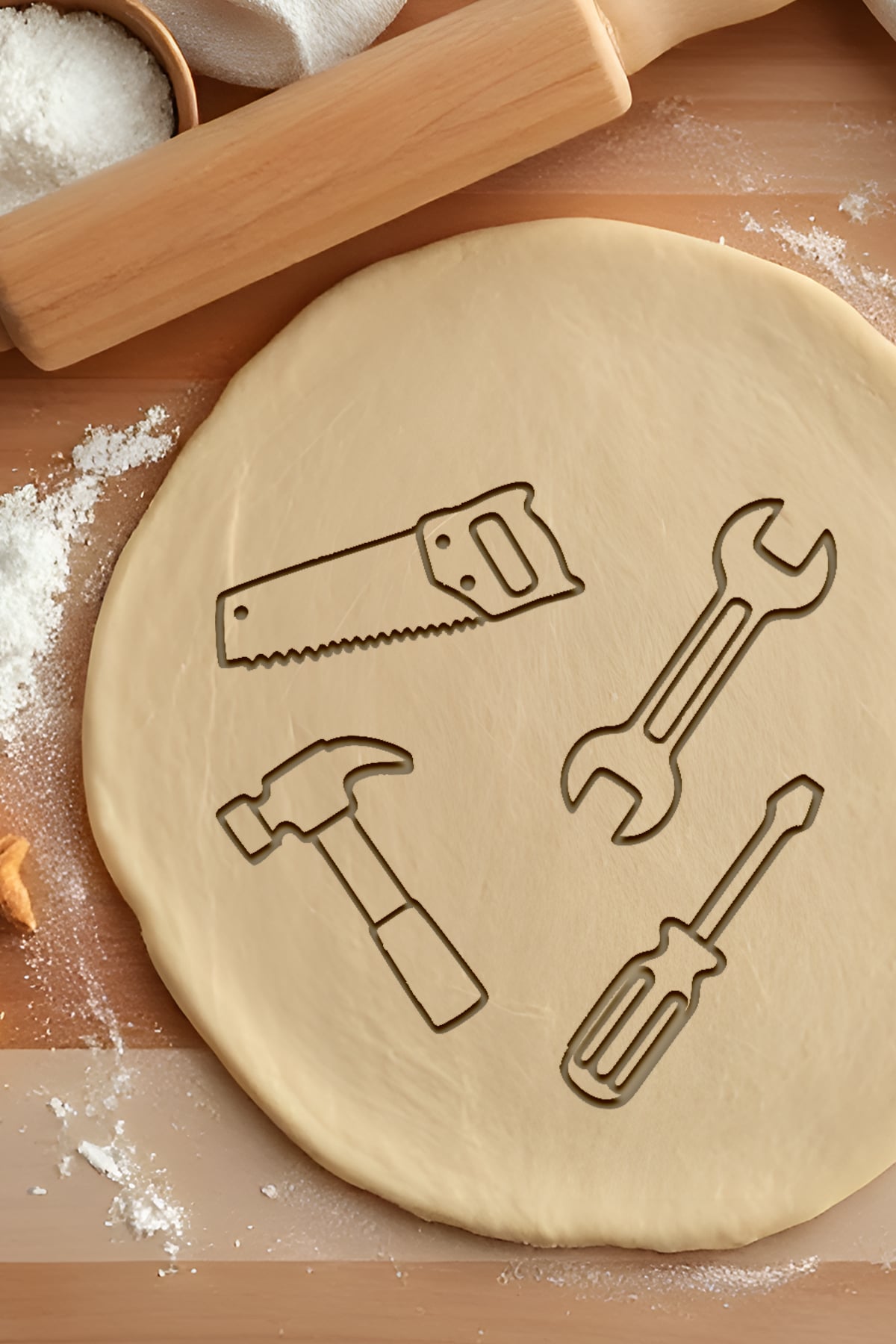 Tools Cookie Cutter, Biscuit Cutter 3d model