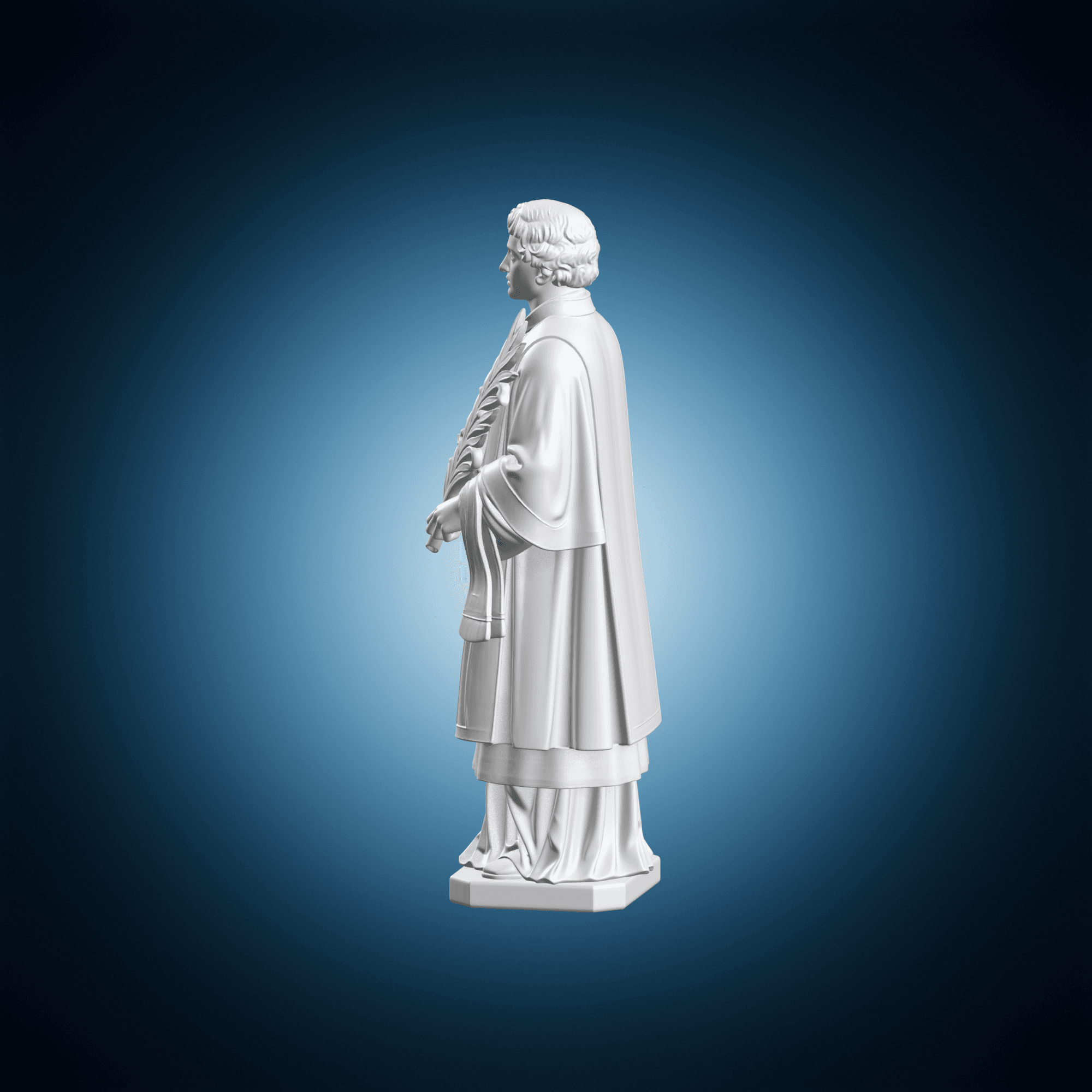 Saint Stephen Statue 3d model