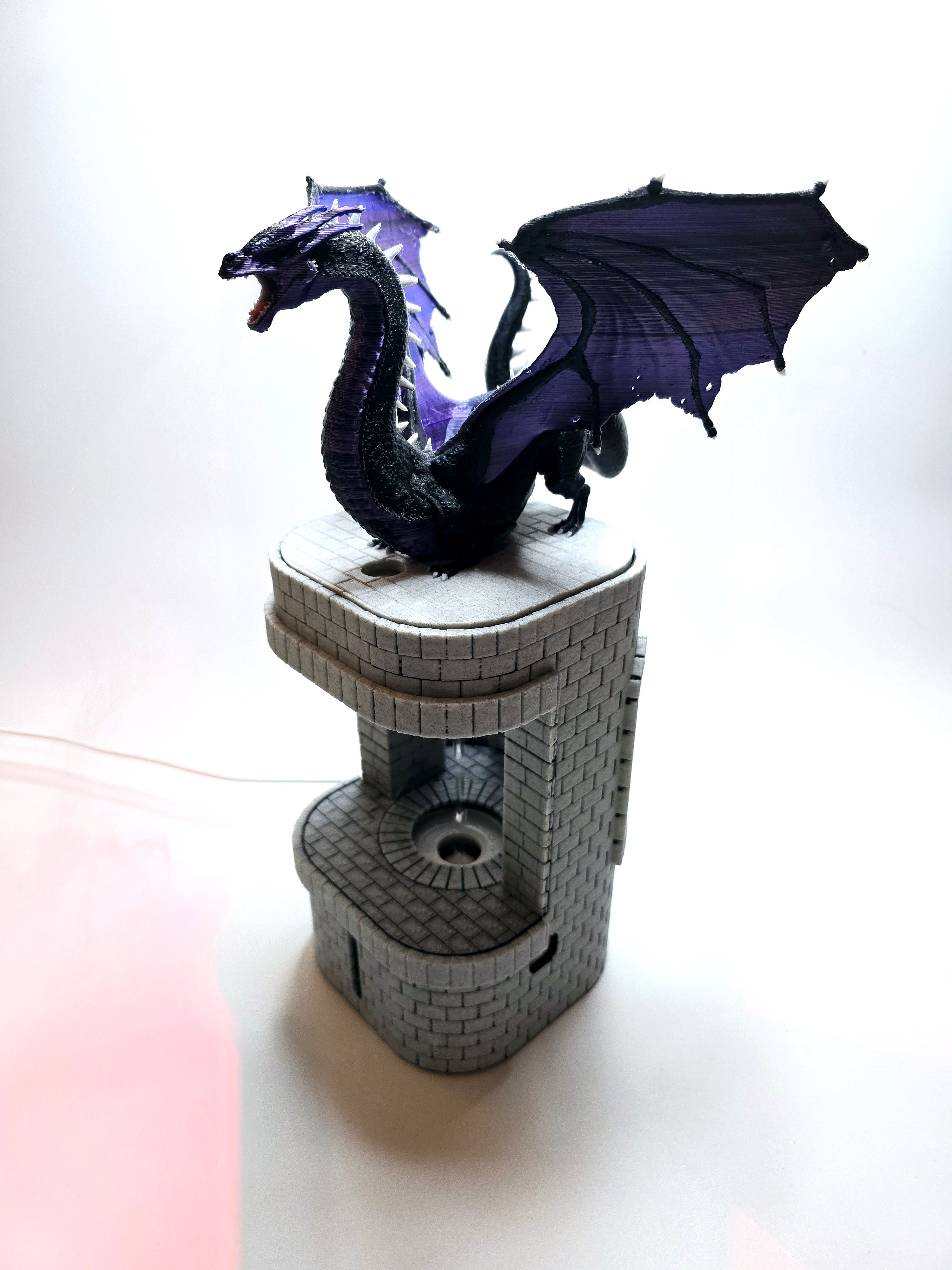 Anti- Gravity Dragon Fountain 3d model