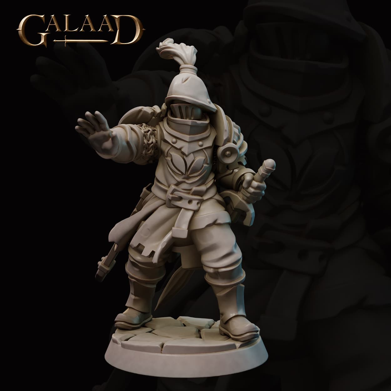 Queen's Knight halt 3d model