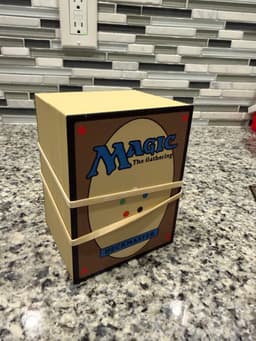 Magnetic Naked Deck Box for Commander MTG (AMS Required, Support Free) 3d model