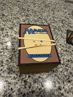 Magnetic Naked Deck Box for Commander MTG (AMS Required, Support Free) 3d model