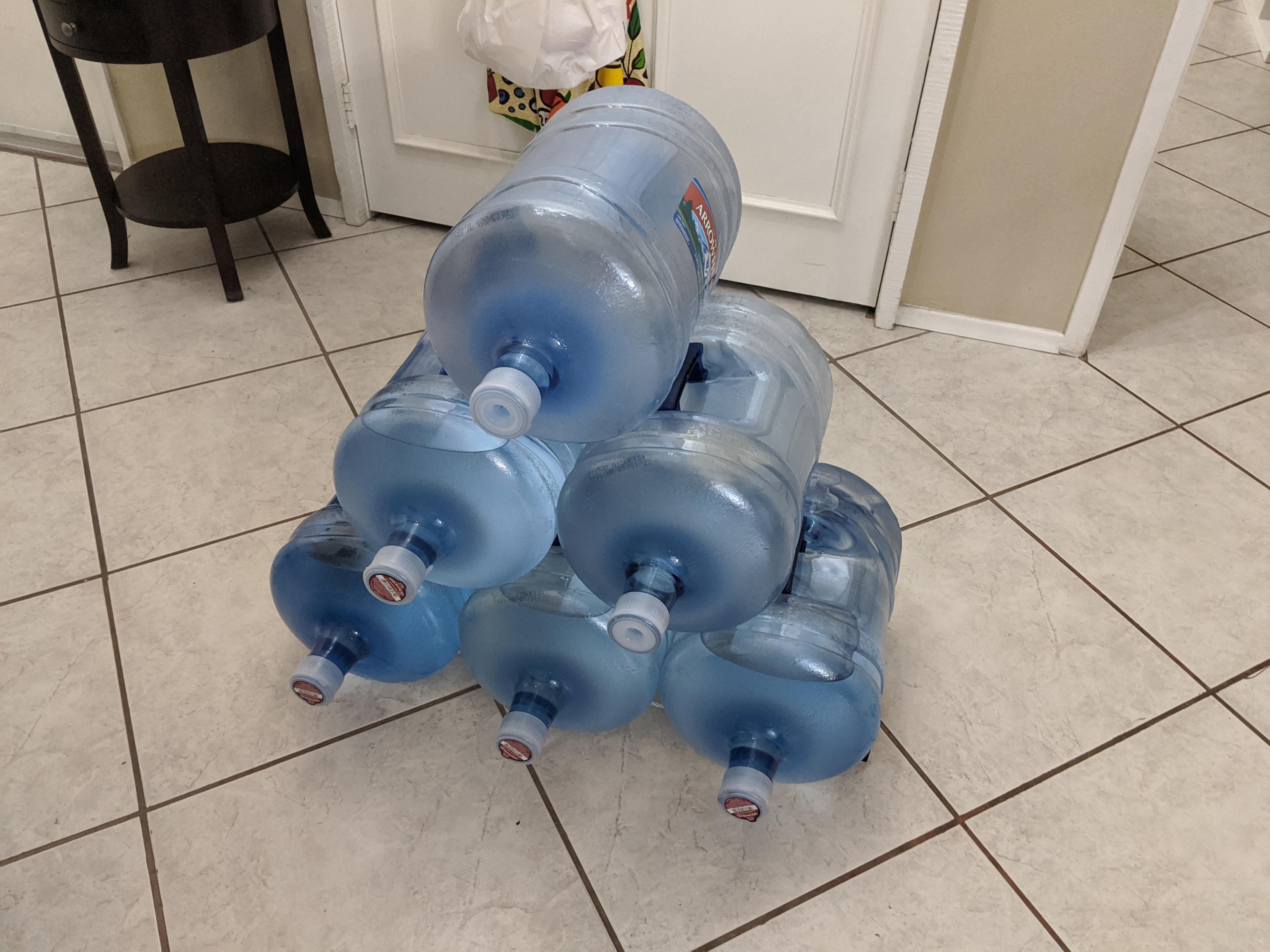 Water Bottle Chocks 3d model