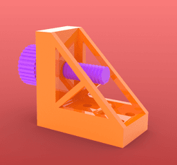 Strong adjustable bracket 3d model