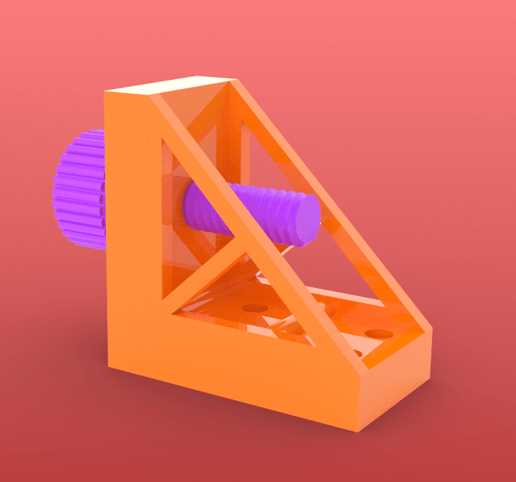 Strong adjustable bracket 3d model