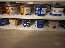 Paint organizer / storage system for Revell cans 3d model