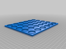 Paint organizer / storage system for Revell cans 3d model