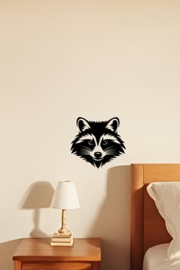 Raccoon Wall Art, Wall Decor, Home Decor 3d model