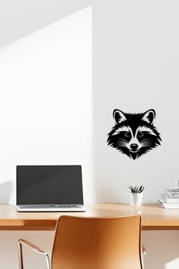 Raccoon Wall Art, Wall Decor, Home Decor 3d model