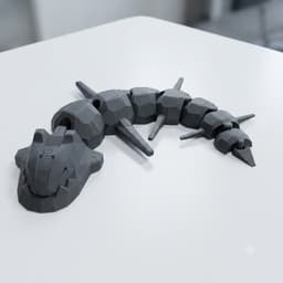 ARTICULATED STEELIX POKEMON 3d model