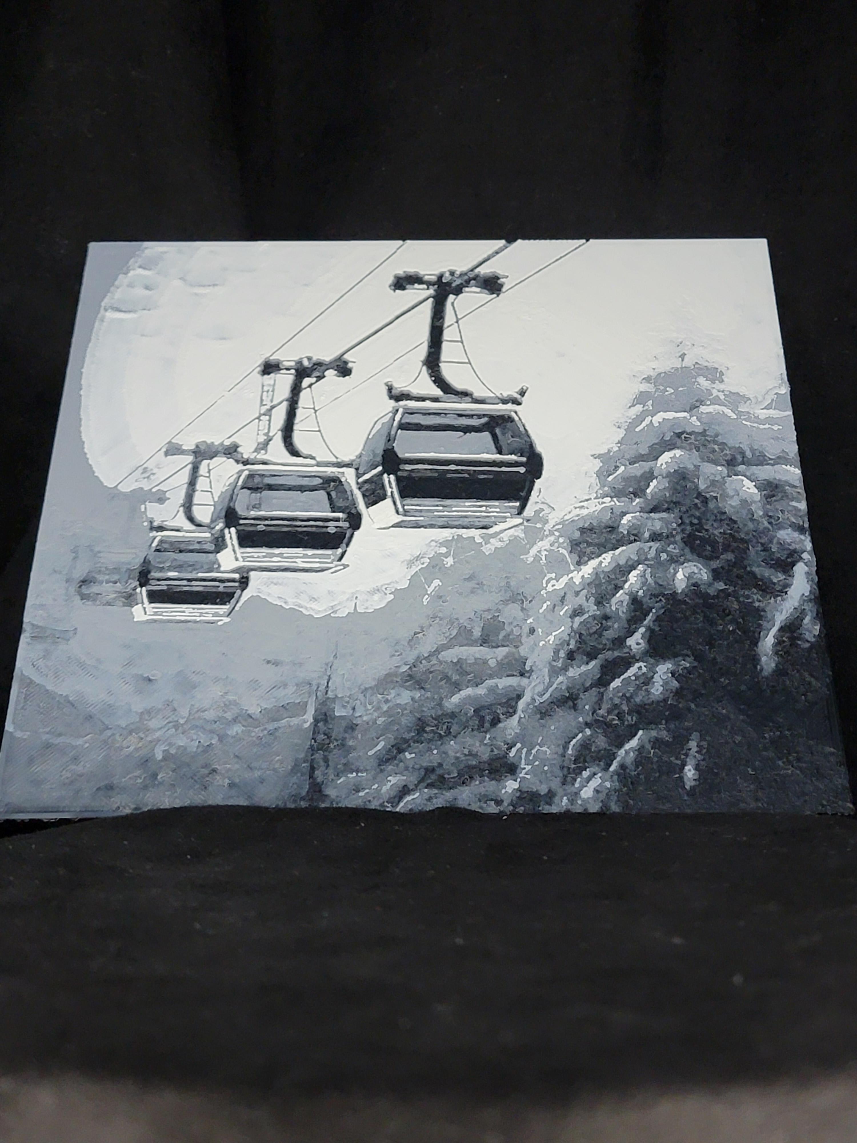 Alpine Ski Lift 3d model