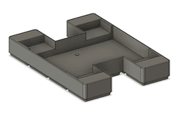 Brazillian TUSH Holder (a gridfinity spool holder).stl 3d model