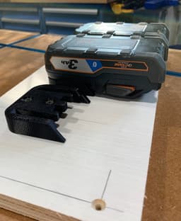 Ridgid 18V Battery Mount 3d model
