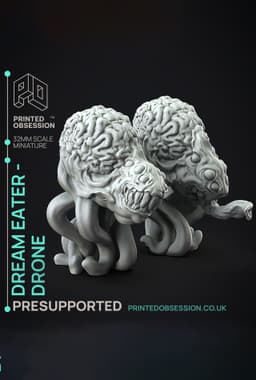 Dream Eater - Weird Shores - PRESUPPORTED - Illustrated and Stats - 32mm scale 3d model